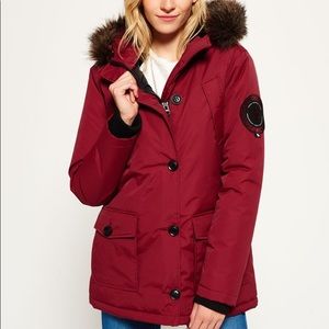 SUPERDRY Everest Mountain Parka (S - Red)